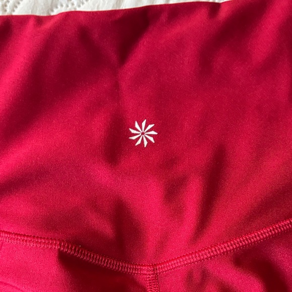 Athleta Vibrant Red Women's Leggings - Picture 4 of 4